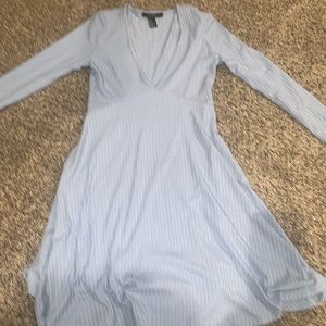 V neck loose dress
